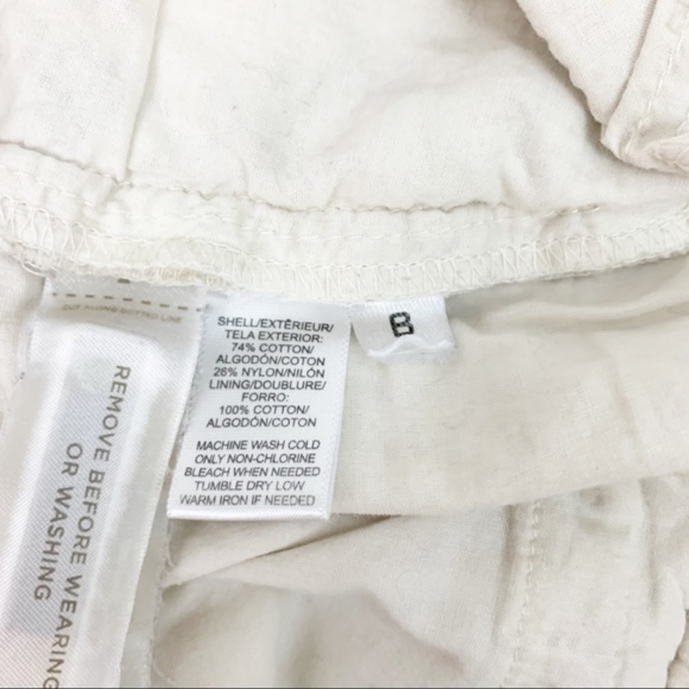 Ann Taylor Loft Lace Cotton Shorts Women’s Size 2 Cream White - Picture 8 of 8